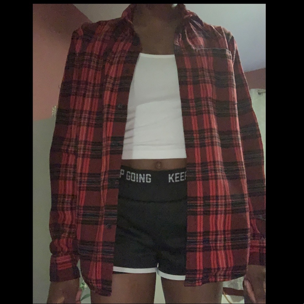 Forever21 men’s plaid button up